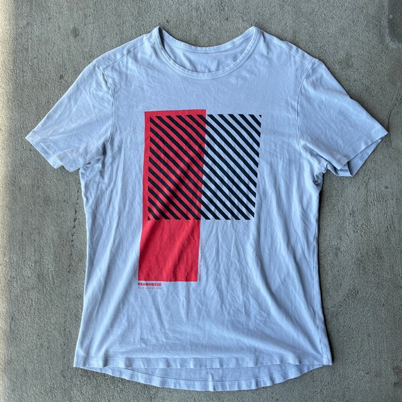 Lemon Other - Mens Lululemon SW20 Seawheeze half marathon 2020 t shirt off white orange